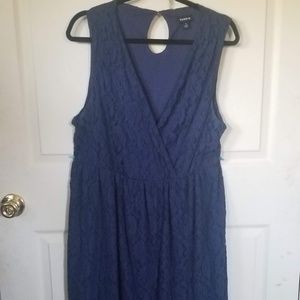 Torrid Navy blue lace formal dress